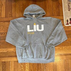Y2K Jerzees‎ LIU Post Hoodie